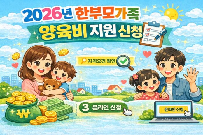 한부모가족양육비신청