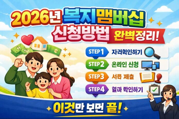 복지맴버십신청안내