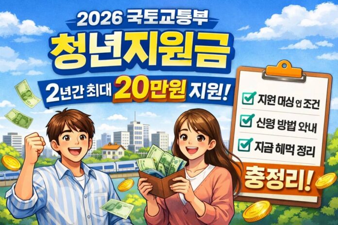 국토부 청년지원급 신청